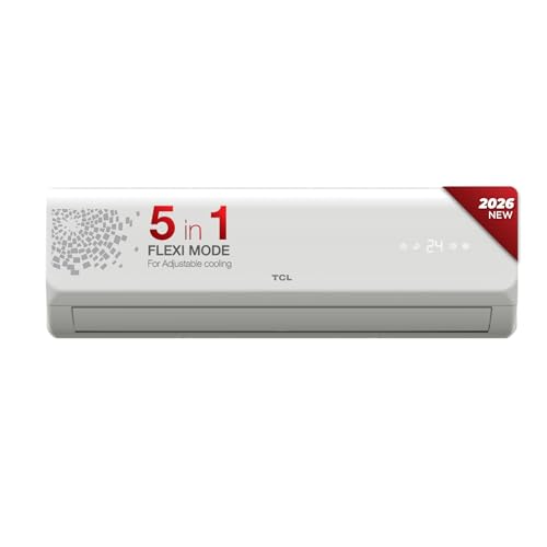 TCL 1 Ton 3 Star Split Inverter AC | 5 in 1 convertible Mode | 4 Way Air Swing | Fast C…
