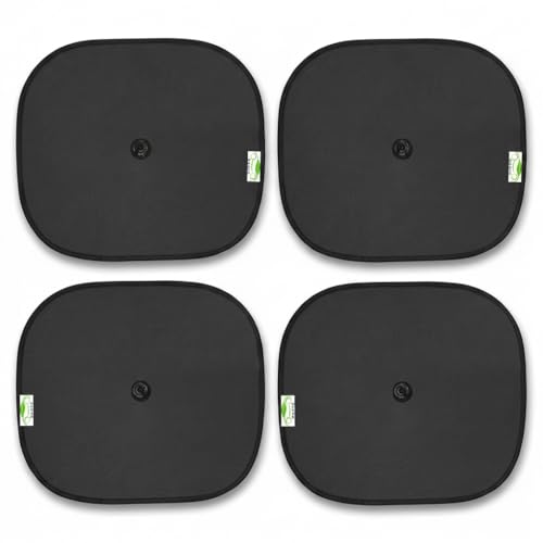 DETACHI Car Side Window Sunshade for Cars 4 Pcs Black Mesh Sun Shade with Suction Cup F…