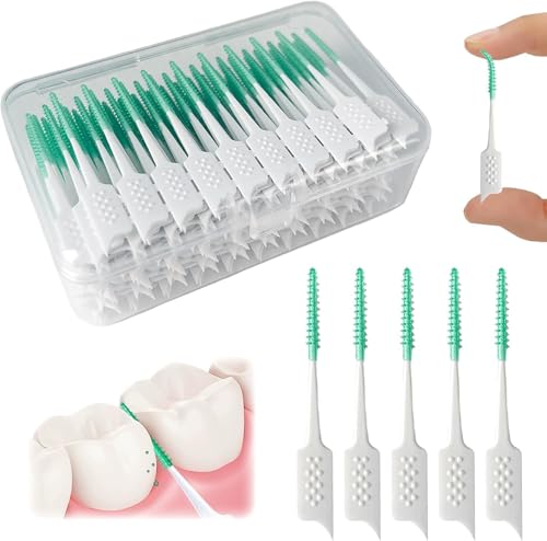 40 Pcs Interdental Brush Teeth Cleaning Kit with Ultra Fine Flexible Bristles - Dental…
