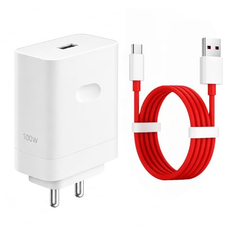 100W USB-A to Type-C Fast Charger & Cable Compatible with Oneplus/Oppo/Xiaomi/Realme/Sa…