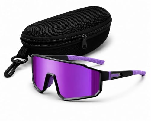 ArrowMax Sports Sunglasses for Men & Women with Hard Protective Case | UV400 Protection…