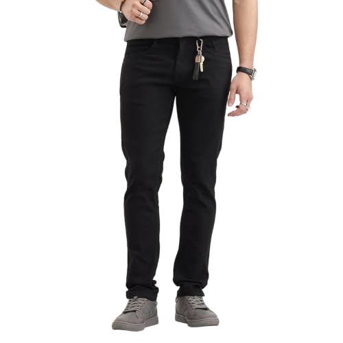 WROGN Men's Black Slim Fit Denim Jeans