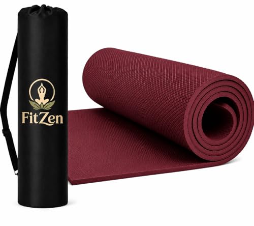 FitZen Yoga mat for Women & Men EVA Material 6mm Anti-Slip Mat for Workout|Exercise Mat…