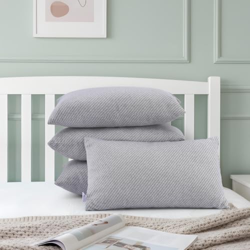 Wakefit Sleeping Pillow Set of 4 with Adjustable Height | Standard Size | 27x16 Inch |…