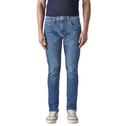 Levi's Men's 512 Dark Indigo Slim Tapered Fit Mid Rise Jeans