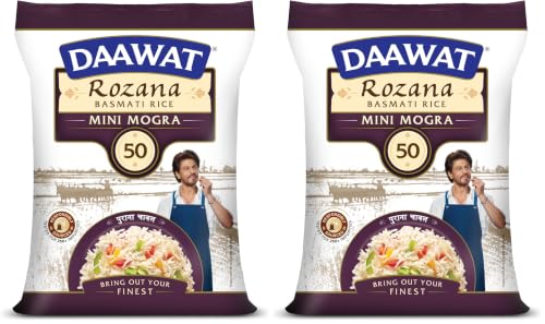 Daawat SehatMini Mogra Rice, 5kg (Pack of 2)