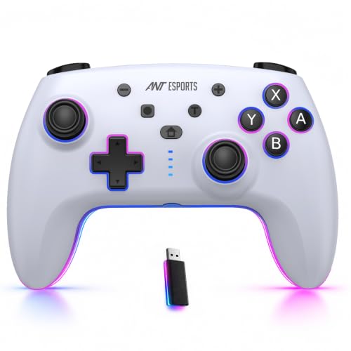Ant Esports Supernova Lite White Wireless Gaming Controller for Android, iPhone|iPad,PC…