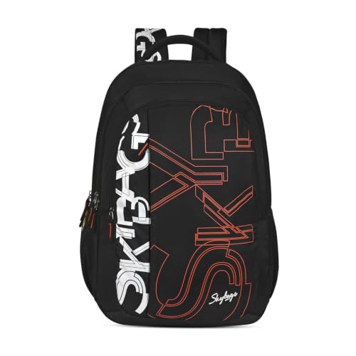 Skybags Brat Pro Max 35L Laptop Backpack (Upto 15.6"), 3 Compartments,Black