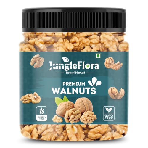 JUNGLE FLORA Premium Walnut Kernels 250g | Natural Akhrot Giri Without Shell | Raw Waln…