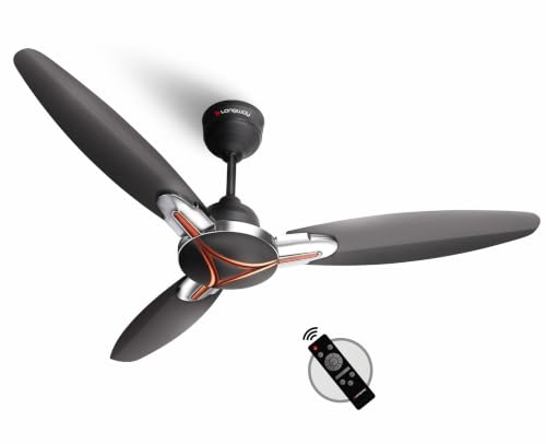 Longway Zephyr 1200 mm BLDC Ceiling Fan with Remote Control | BEE 5 Star Rated Energy E…