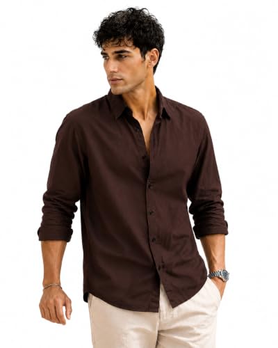 RAIZAX Men's Casual Full Sleeve Button-Down Shirt | Regular Fit Shirt for Smart Casual…