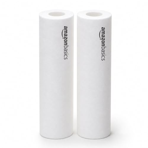 Amazon Basics RO Filter (Pack of 2) | 10-Inch 5 Micron PP Spun Sediment Filter | Univer…