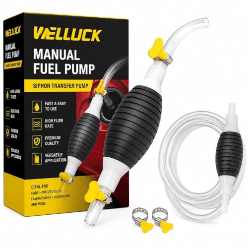 Fuel Transfer Pump Kit Tank Sucker High Flow Oil Pump, Diesel Pump, Petrol Pump Kit, Ha…