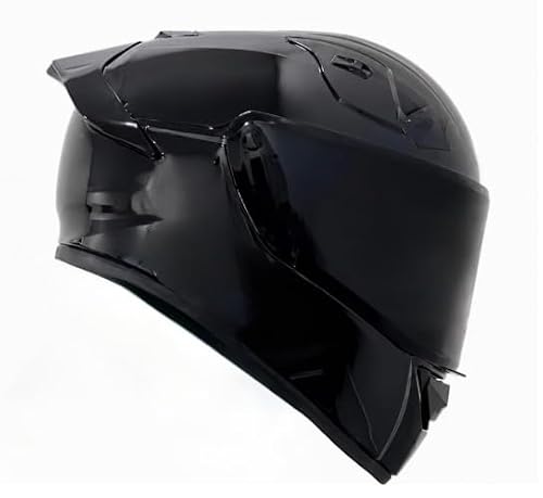 Deletion Apex Solid Full Face Helmet DualSpoiler AeroFlow Performance HighDensity EPS L…