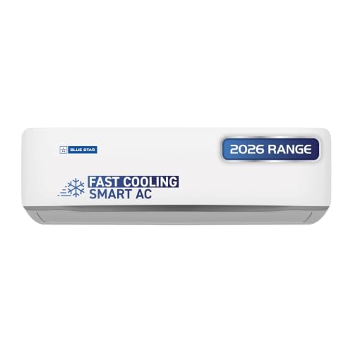 Blue Star 1.5 Ton 5 Star,New Star Rated, Wi-Fi Smart Inverter Split AC (Copper, AI Pro+…