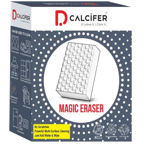 Dcalcifer Magic Eraser | Pack of 4 | Scratch Free Multi - Surface Cleaning Sponge | Rem…