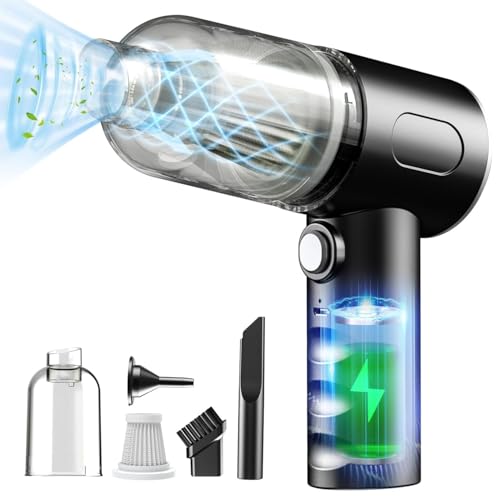 SUPERSTUD Car Vacuum Cleaner 3-in-1 with 3 Attachments & Blower | Cordless Vacuum for C…