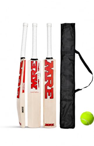 PrimeFk Himachal Willow Cricket Bat for Kids with Tennis Ball and Cover | Light Weight…