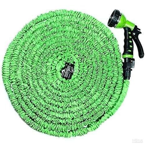 DHULKI Expandable Garden Hose Pipe,Flexible Stretch Magic Water Hose with 8-Pattern Spr…