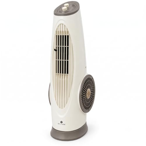 SKYTONE Tower Fan For Room Bladeless, 90° Oscillation & Swivel Action, Knob Control Pan…