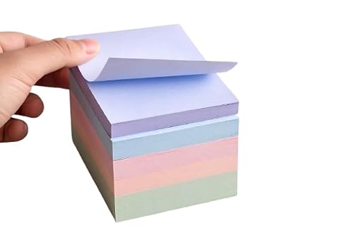 Aesthetic Sticky Notes for Study, Office & Home Reminders, Pack of 100