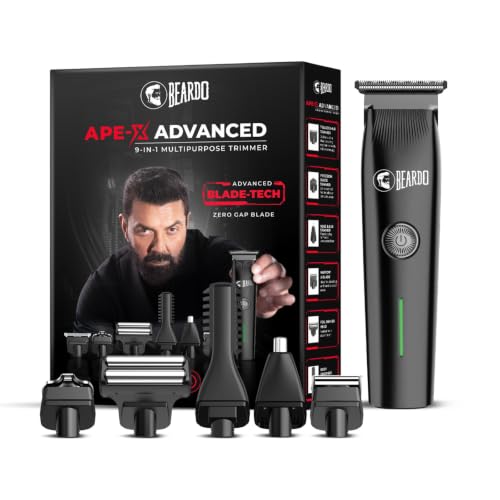 Beardo Ape-X Advanced 9-in-1 Full Body Trimmer for Men | Beard, Hair, Body, Precision,…