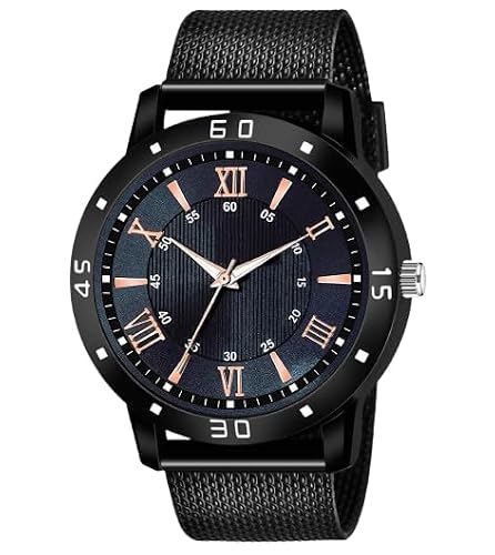 Men's Classic Analog Watch with Elegant Roman Dial and Stylish Appearance