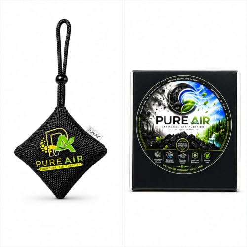 PURE AIR Royal Premium Non-Electric Car Air Purifier with Activated Charcoal, Natural O…