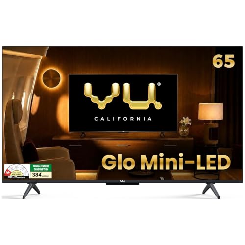 Vu California 164cm (65 inches) Smartchoice Glo MiniLED Google 4K TV VUGLOMINILED 2026