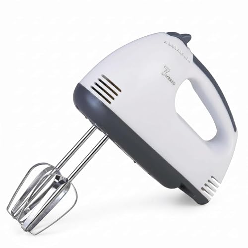 OMNITRA 260W Hand Mixer, 7-Speed Egg Beater with Beaters & Dough Hooks