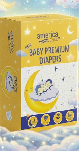 Small Size (82Pcs)- Tape Style Baby Diapers Diapers, Sticker Diapers