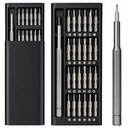 24 in 1 Precision Screwdriver Set with Magnetic Bits & Aluminum Case | Mini Repair Tool…