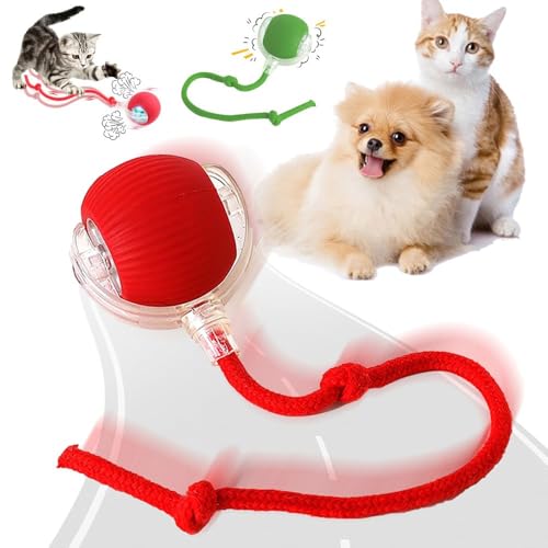 Sweet Reach Interactive Electric Automatic Rolling Ball Toy for Cats & Small Dogs | USB…