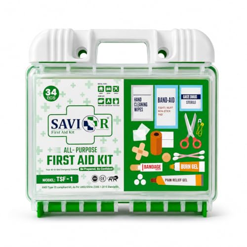 TECHNOSPILL First Aid Kit for Home, Office, Car & Travel | Complete Medical Kit with Ba…