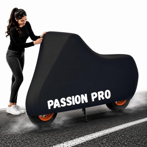Powerfull Bike Body Cover for Passion Pro Dustproof Scratchproof - 100% Waterproof Pass…