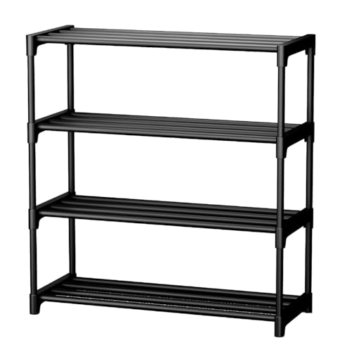 Etekcity Shoe Rack with Shelf | Foldable Plastic Shoe Rack with Shelves for Bedroom, En…