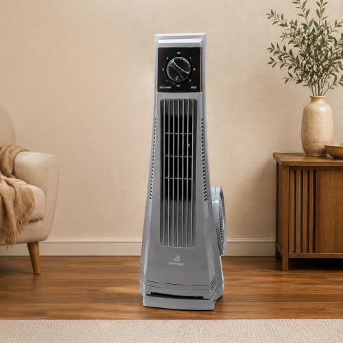 EARTHONIC MaxAir 120 Bladeless Tower Fan | BLDC Energy Saving | 120° Oscillation | 25-F…