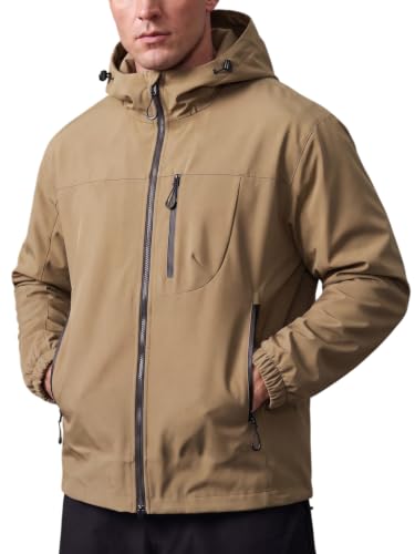 Lymio Hooded Jacket for Men | Lightweight Polyester Windcheater | Full Sleeve Regular F…