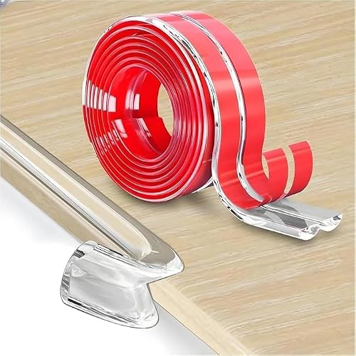 Silicone Edge Protector Strip – Baby Proofing Edge Guards for Tables, Furniture, Desks,…