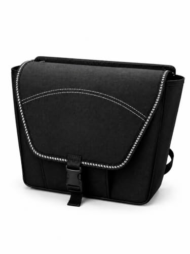 Saddle Bike Bag Motorcycle Side Box Artificial Leather Material Waterproof use for All…