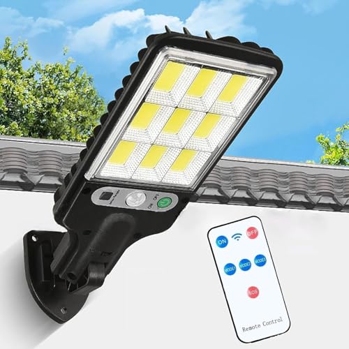 Hmcity 180W Led Solar Street Light Outdoor,10000LM IP65 Waterproof Solar Security Flood…