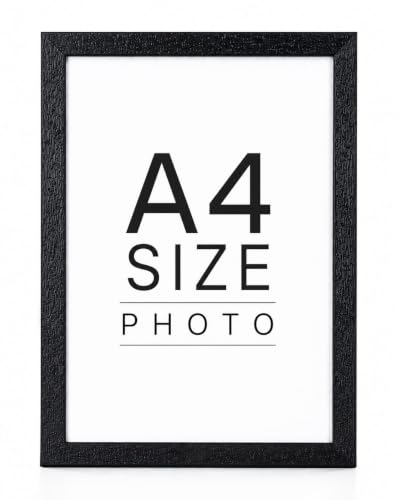 HIMANSHU SNAPHUB A4 Size Photo Frame Black, A4 DIY Frame for Certificate, Poster, Photo…