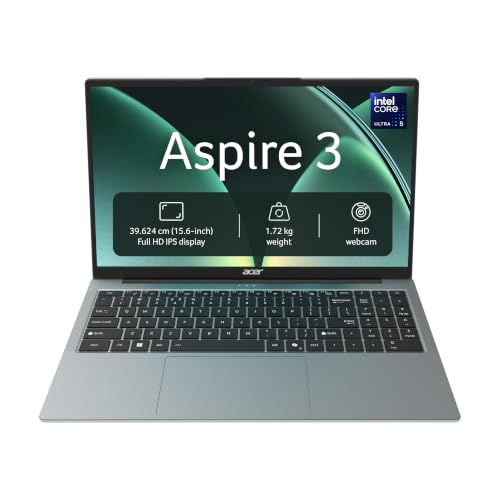 Acer Aspire 3 AI PC Intel Core Ultra 5 115U, 16GB DDR5 RAM/512GB SSD, 15.6" FHD IPS Dis…