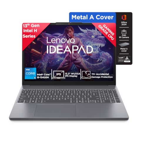 Lenovo IdeaPad Slim 3 13th Gen Intel Core i5-13420H 15.3 inch (38.8cm) WUXGA IPS Laptop…