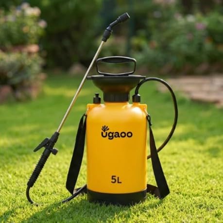 UGAOO Garden Sprayer 5 Litre | Pressure Spray Pump for Garden, Plants, Agriculture & Pe…