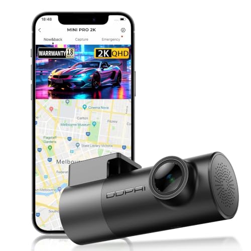 DDPAI 2K QHD Dashcam for Car, Wi-Fi Dash Cam with Night Vision | Emergency Accident Loc…