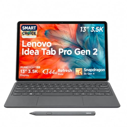 Lenovo Idea Tab Pro Gen 2 (Smartchoice) with Pen Plus & Keyboard | 13" Display, 3.5K Re…