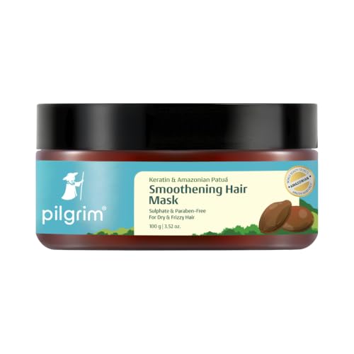 Pilgrim Patua & Keratin Smoothening Hair Mask for Dry & Frizzy Hair - 100ml