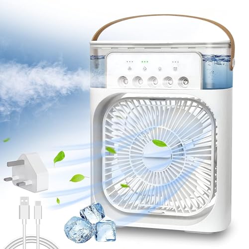 (15 Years Warranty) Personal Air Cooler, Portable Air Conditioner Fan, Mini Evaporative…