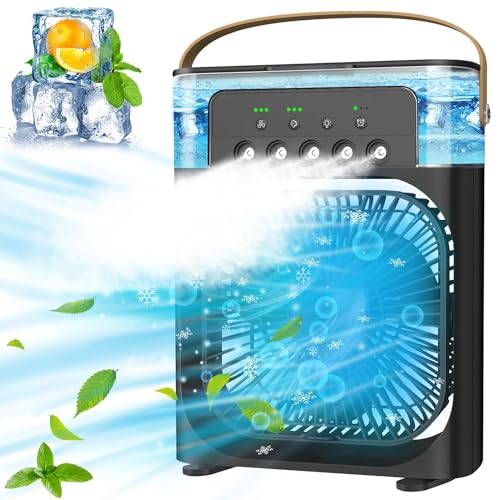 (15 Years Warranty) Personal Air Cooler, Portable Air Conditioner Fan, Mini Evaporative…